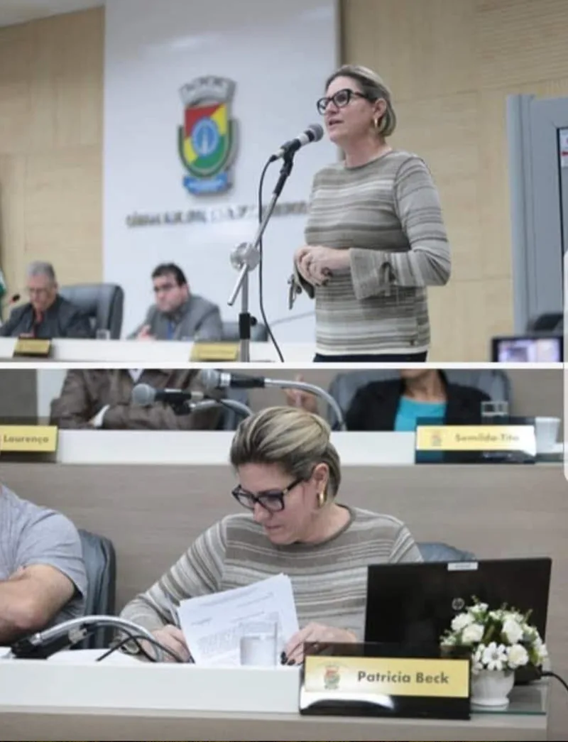Patrícia Beck na Câmara Municipal de Novo Hamburgo